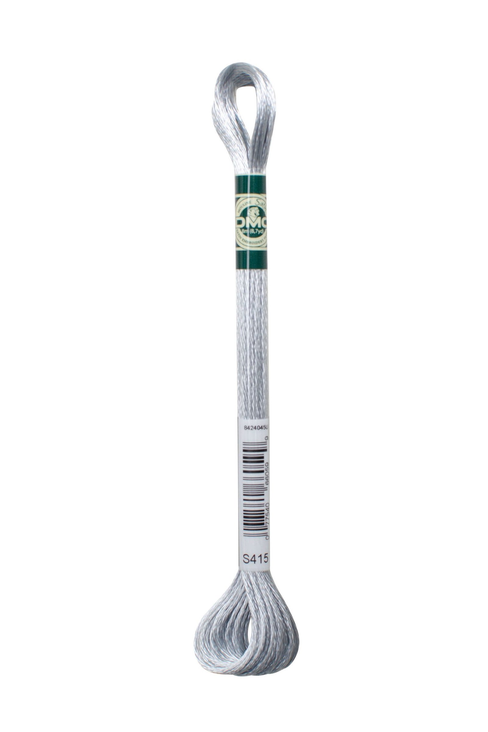 DMC Mouliné Satin S415 Pearl Grey