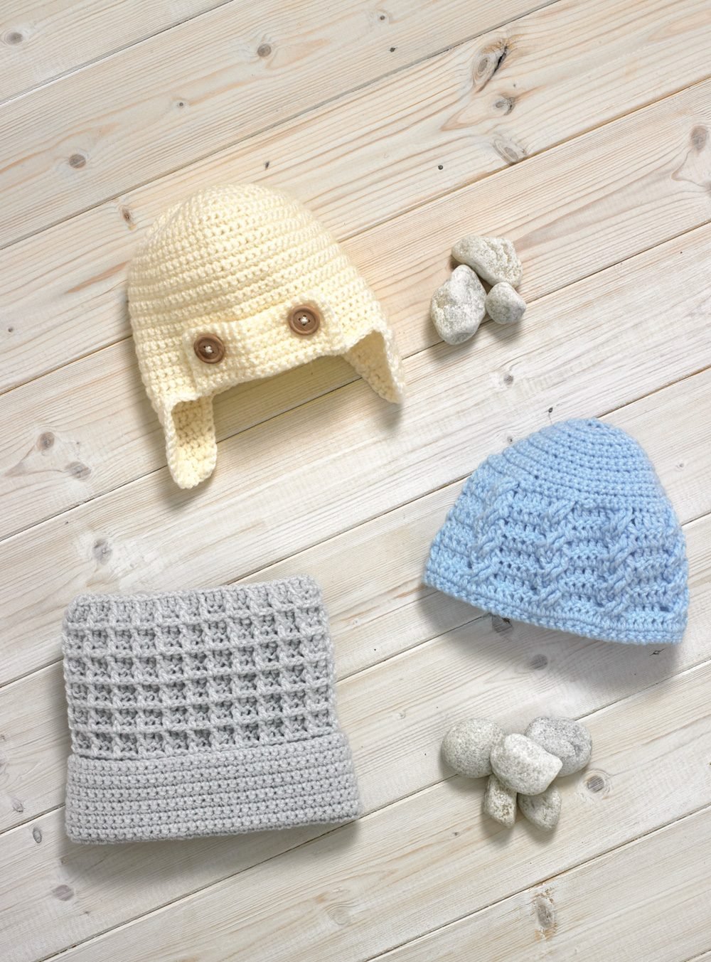 James C Brett Hats Crochet Pattern Leaflet JB704