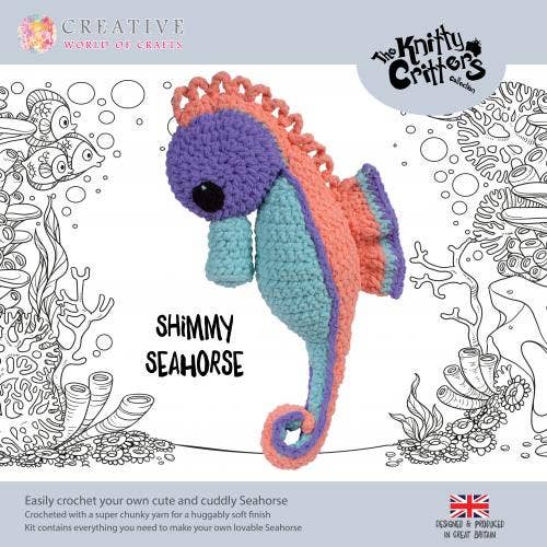 Knitty Critters – Shimmy Seahorse Crochet Kit