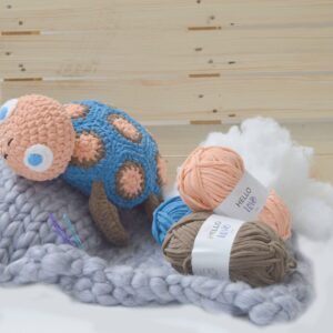 Knitty Critters – Tilly Turtle – Crochet Kit