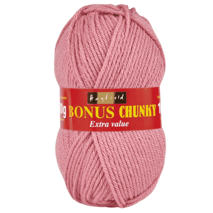 Hayfield Bonus Chunky 100g – Deep Rose