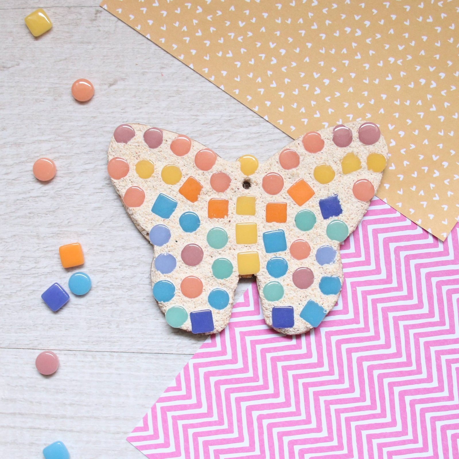 Butterfly Mosaic Craft Kit – Mosaic kit for children