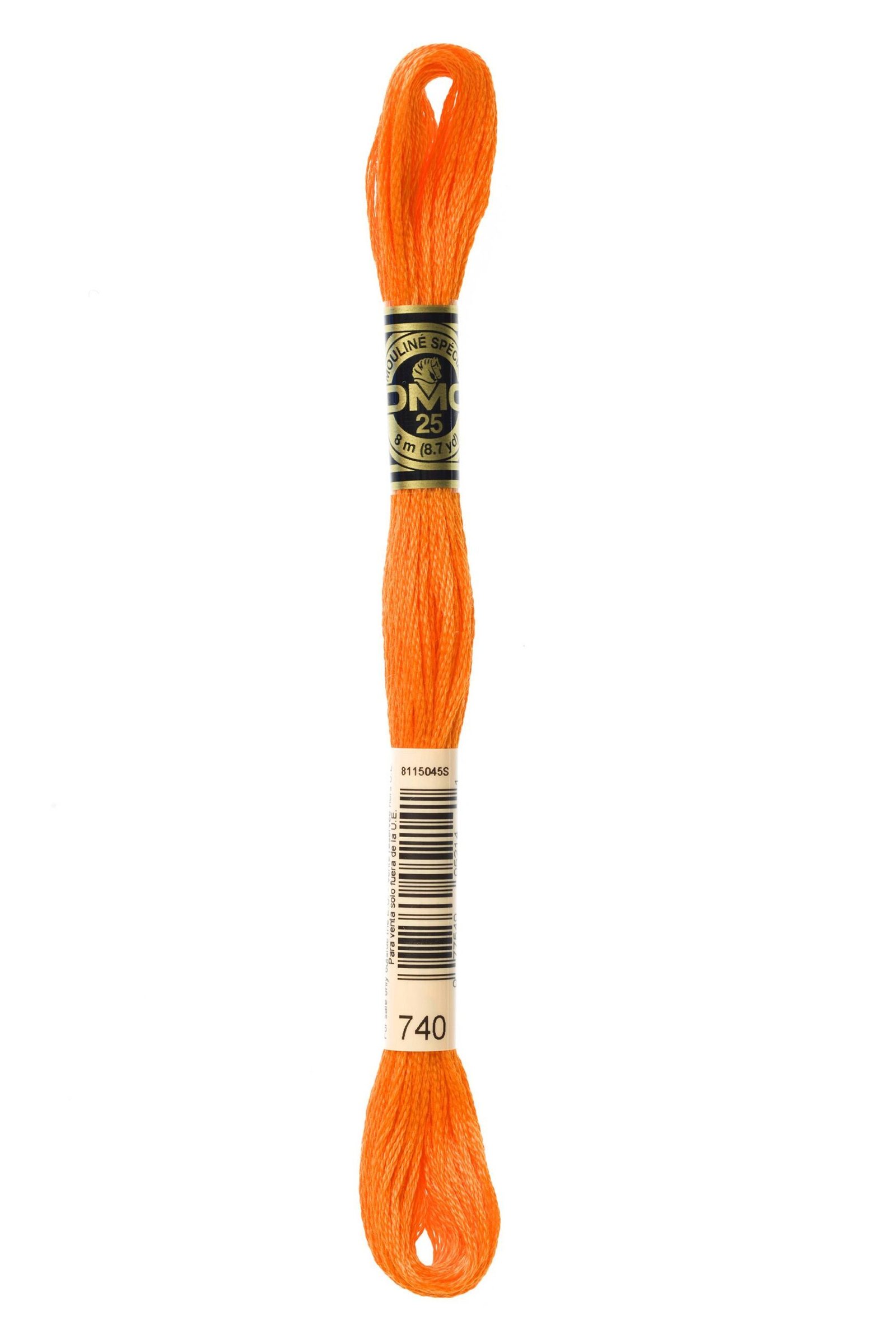 DMC Mouliné Special Cotton Thread 740 Tangerine