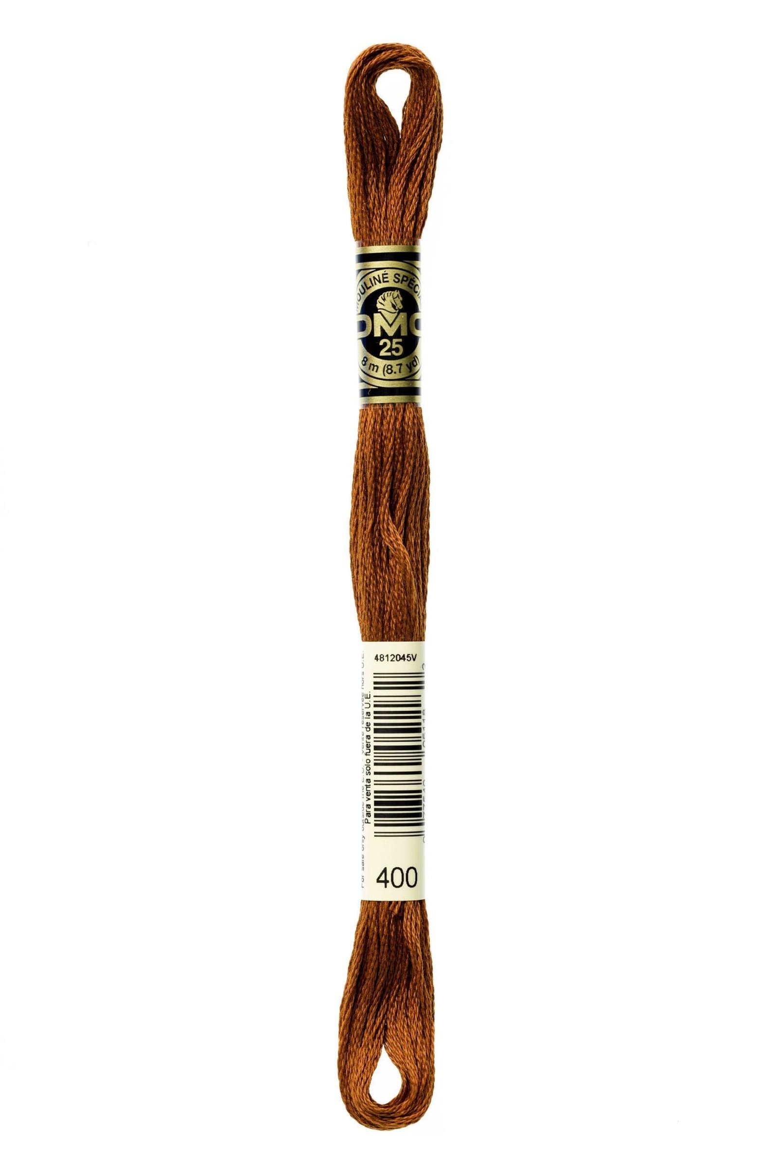 DMC Mouliné Special Cotton Thread 400 Dark Mahogany 6 DMC Mouliné Special Cotton Thread 400 Dark Mahogany
