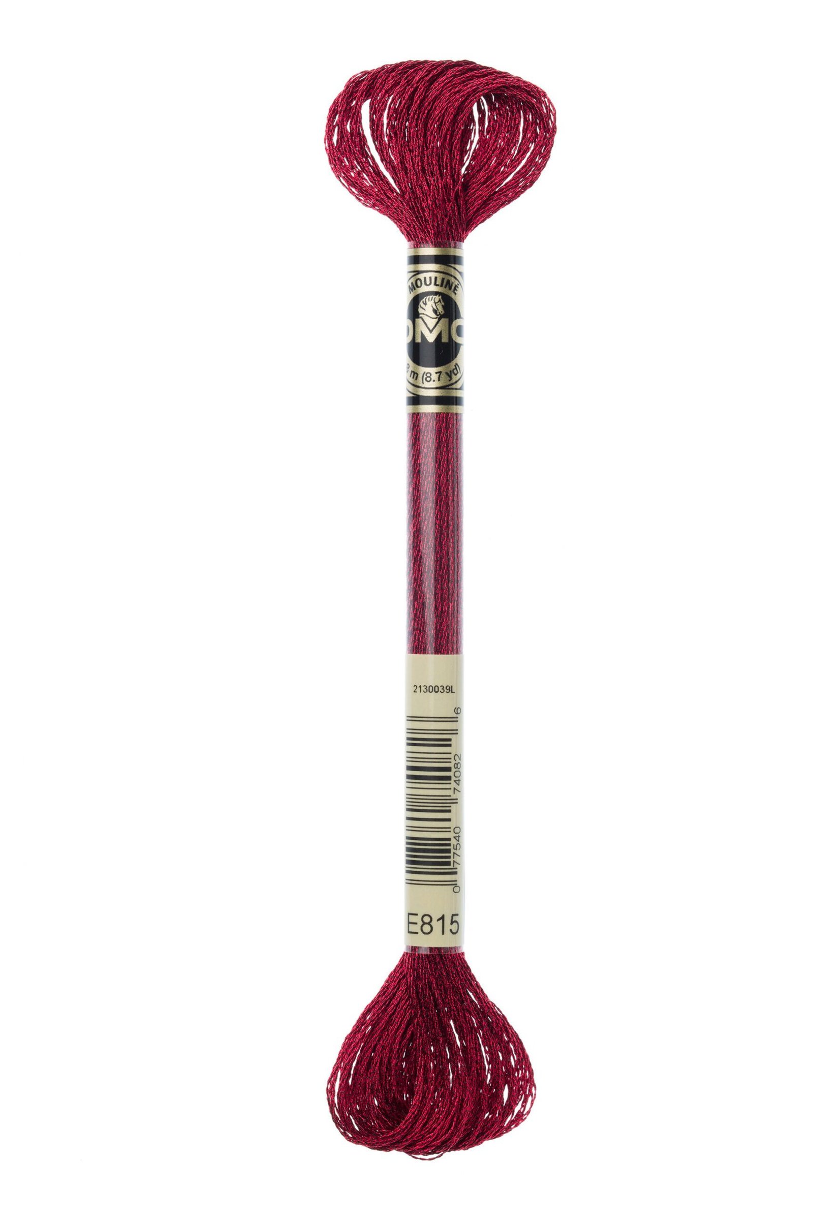 DMC Mouliné Light Effects E815 Dark Red Ruby