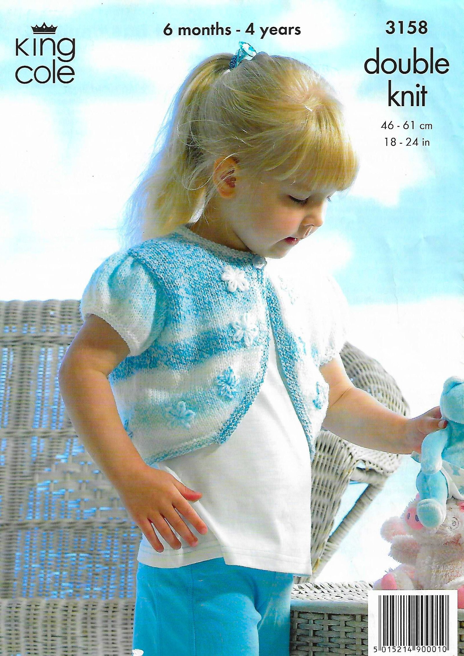 King Cole Cardigan & Bolero Knitting Pattern Leaflet 3158