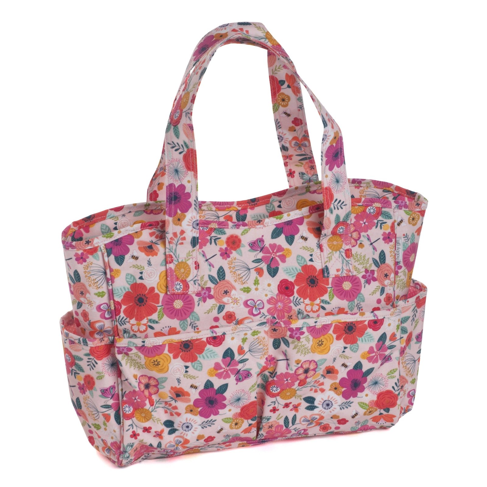 Craft Bag – Floral Garden Pink