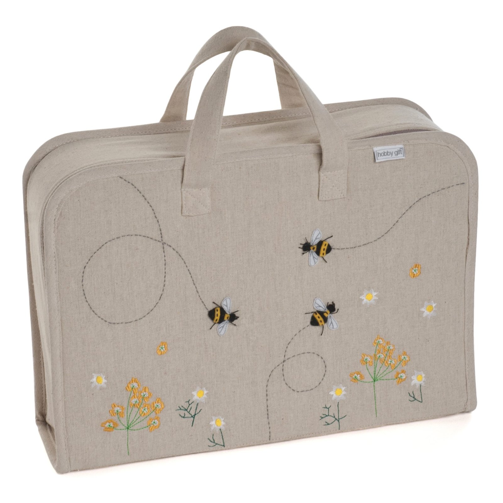 Project Case – Appliqué Linen Bee