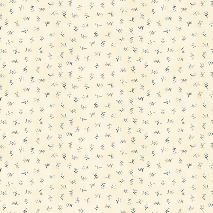 Makower Tranquility Sprig 2414/S