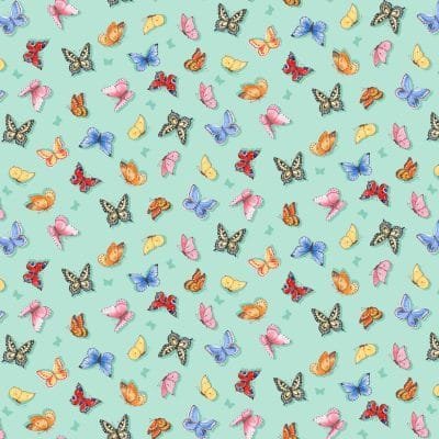 Makower Summer Days Butterflies 2549/T