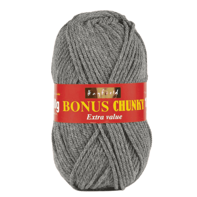 Hayfield Bonus Chunky 100g – Dark Grey Mix