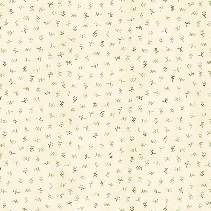 Makower Tranquility Sprig 2414/B