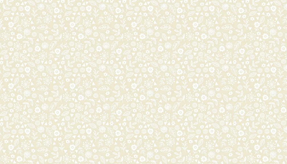 Makower Essentials Doodle Ditzy Light Cream 1911/Q2