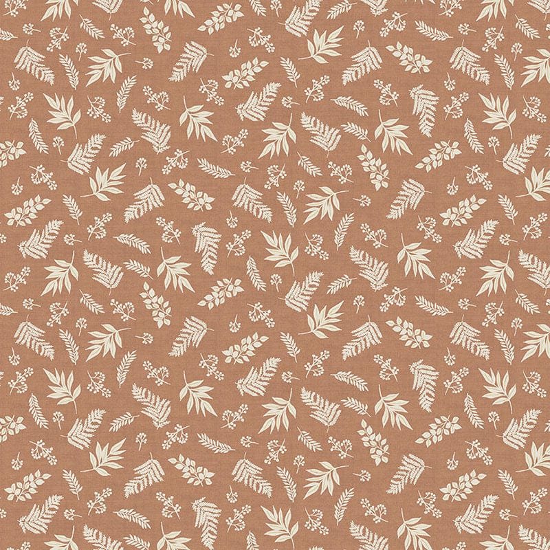 Makower Hedgerow Foliage Rust 2418/V
