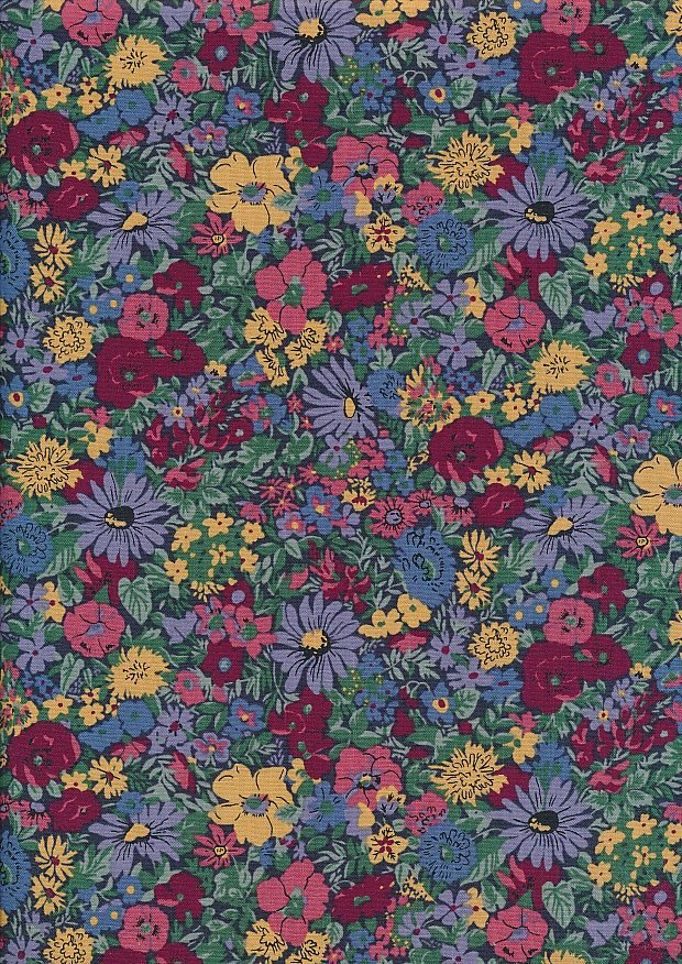 Liberty Flower Show Winter – Malvern Meadow Navy LF04775726C