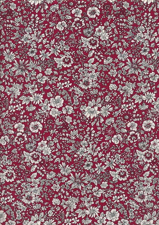 Liberty Flower Show Winter – Emily Silhouette Flower Red LF04775719E