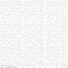 Riley Blake Modern Farmhouse – Fern Leaves White
