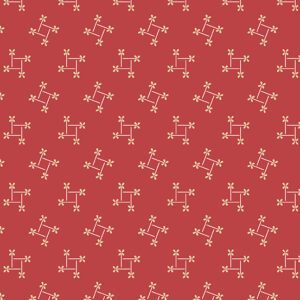 Andover Sweet 16 – Pinwheel Red Patchwork & Quilting Fabric