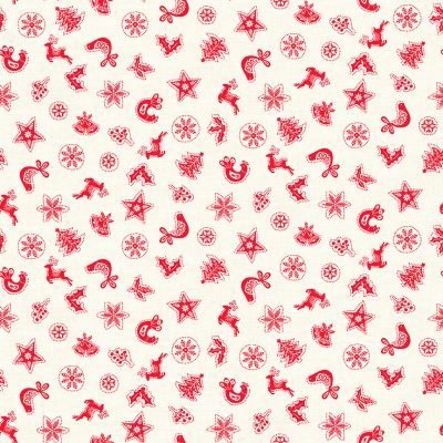 Makower Christmas Scandi Scatter 2578/R