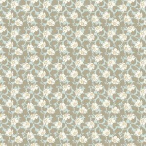 Makower Abloom Poppymallow Teal 2/864T Patchwork & Quilting Fabric