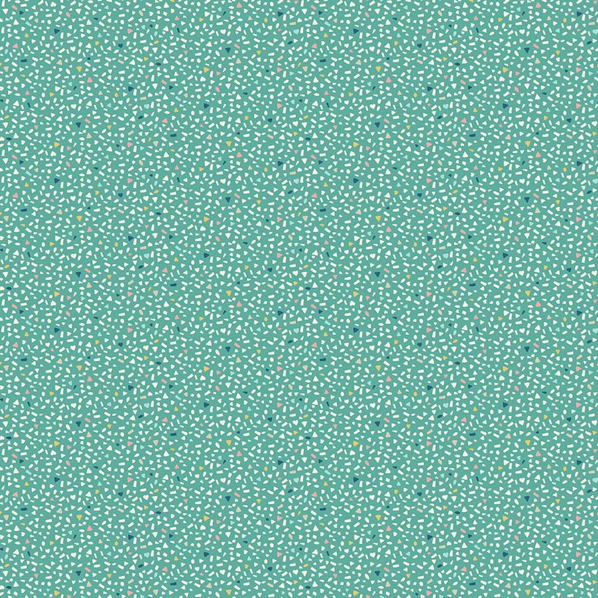 Makower Amelia Amelia Sprinkles Turq 2514/T