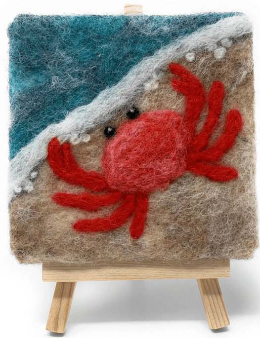 Mini Masterpiece Crab Needle Felting Kit