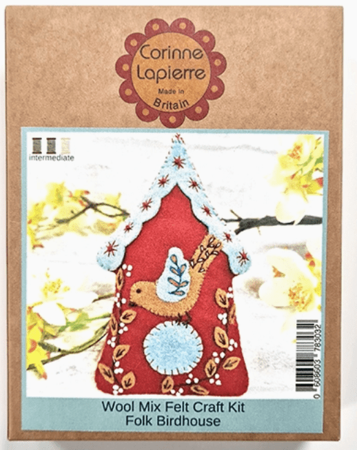 Folk Birdhouse Felt Craft Mini Kit