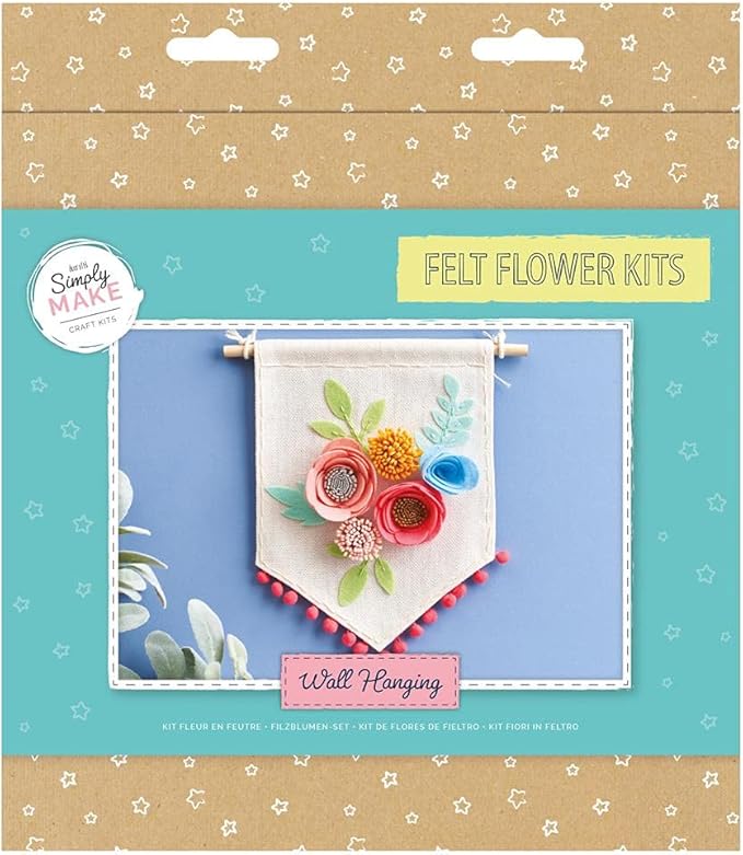 Felt Flowers Wall Hanging Kit