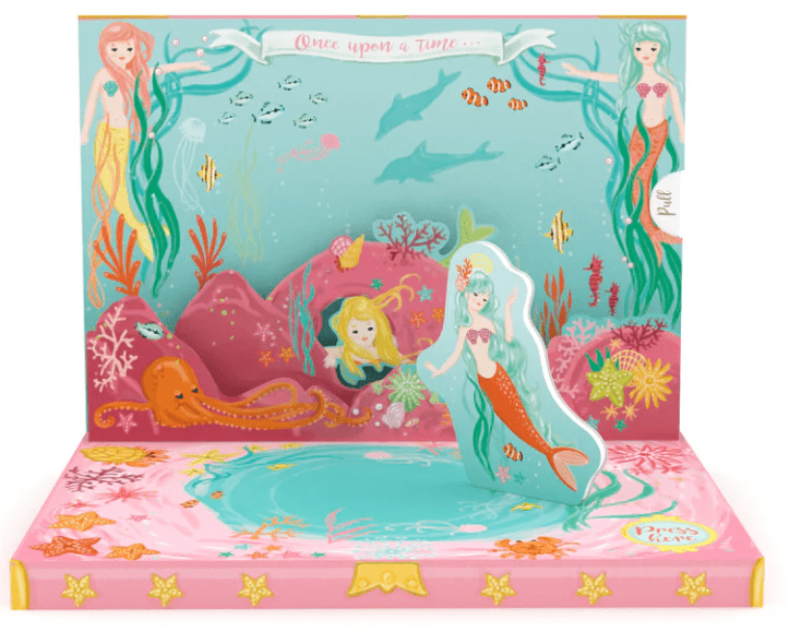 Mermaid Adventures Music Box Card