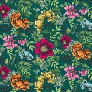 Makower Jewel Tones Floral 2424/T