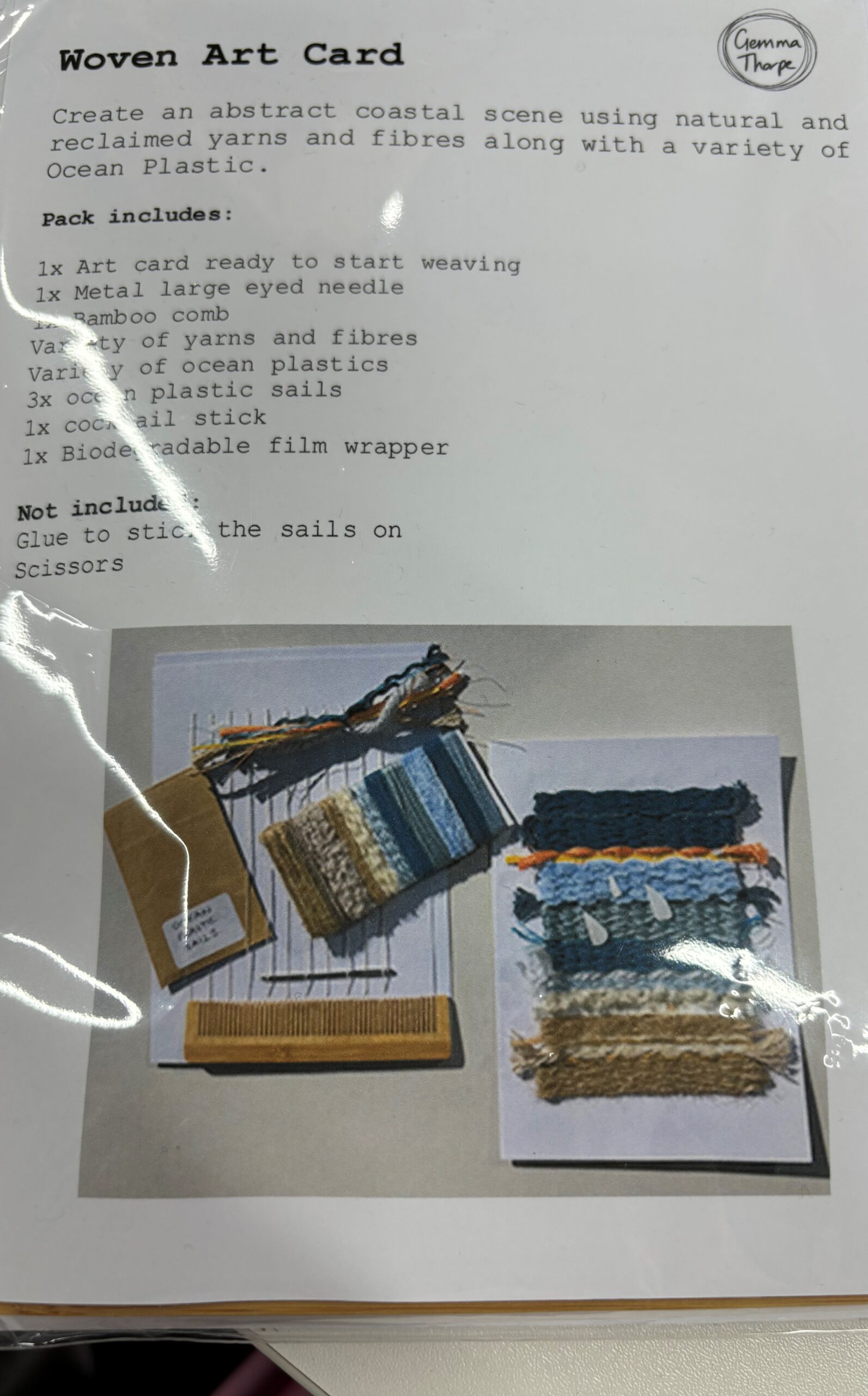 Woven Art Card Kit