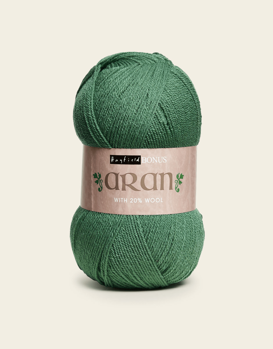 Hayfield Bonus With Wool Aran 400g – Sage – 640