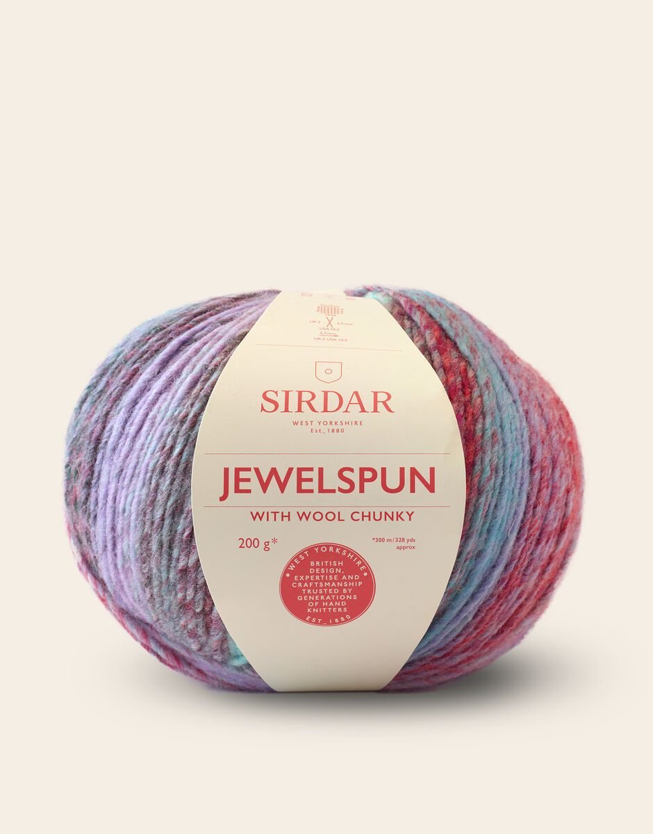 Sirdar Jewelspun Chunky 200g – Tide Pool Topaz – 202 6 Sirdar Jewelspun Chunky 200g – Tide Pool Topaz – 202