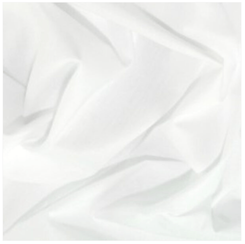 Plain Polycotton Dress Craft Poplin Fabric Material – White