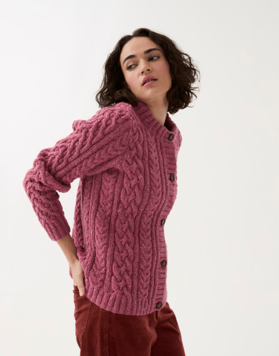 Sirdar Classic Cable Cardigan Knitting Pattern Leaflet 10777