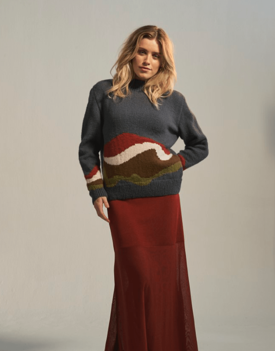 Sirdar Earthscape Sweater Knitting Pattern Leaflet 10766