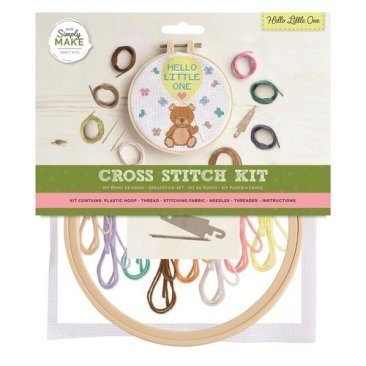 Simply Make Cross Stitch Kit – Hello Little One