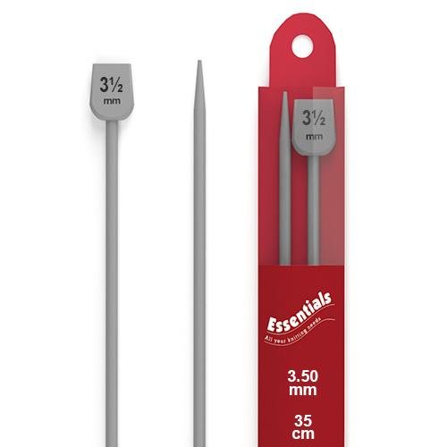 Whitecroft Essentials 25 cm Aluminum Knitting Needles