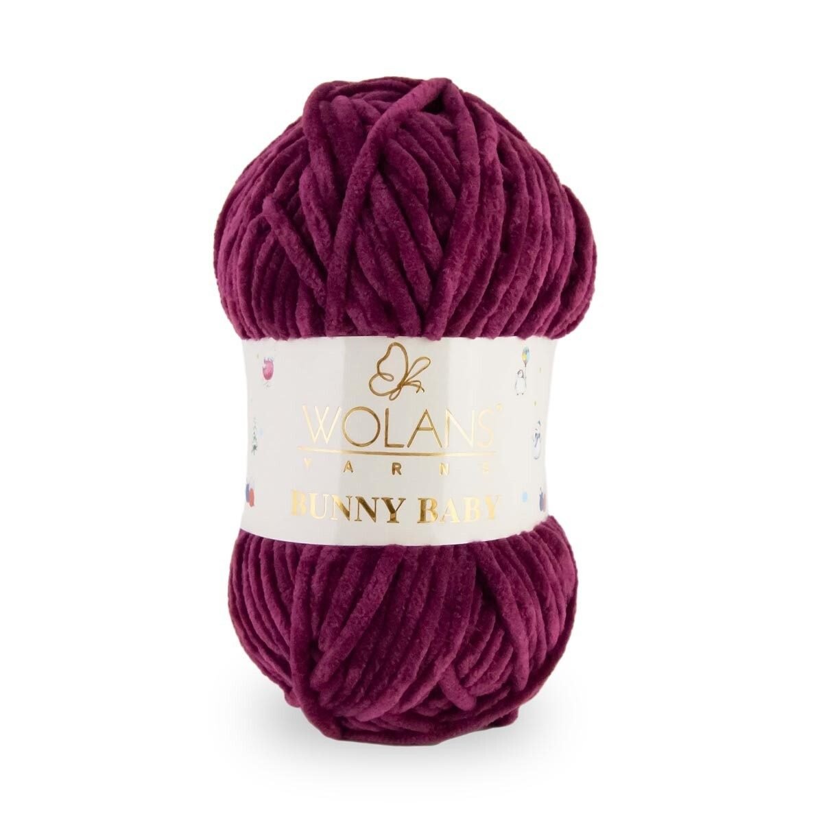 Wolans Bunny Baby 100g – Aubergine – 10066