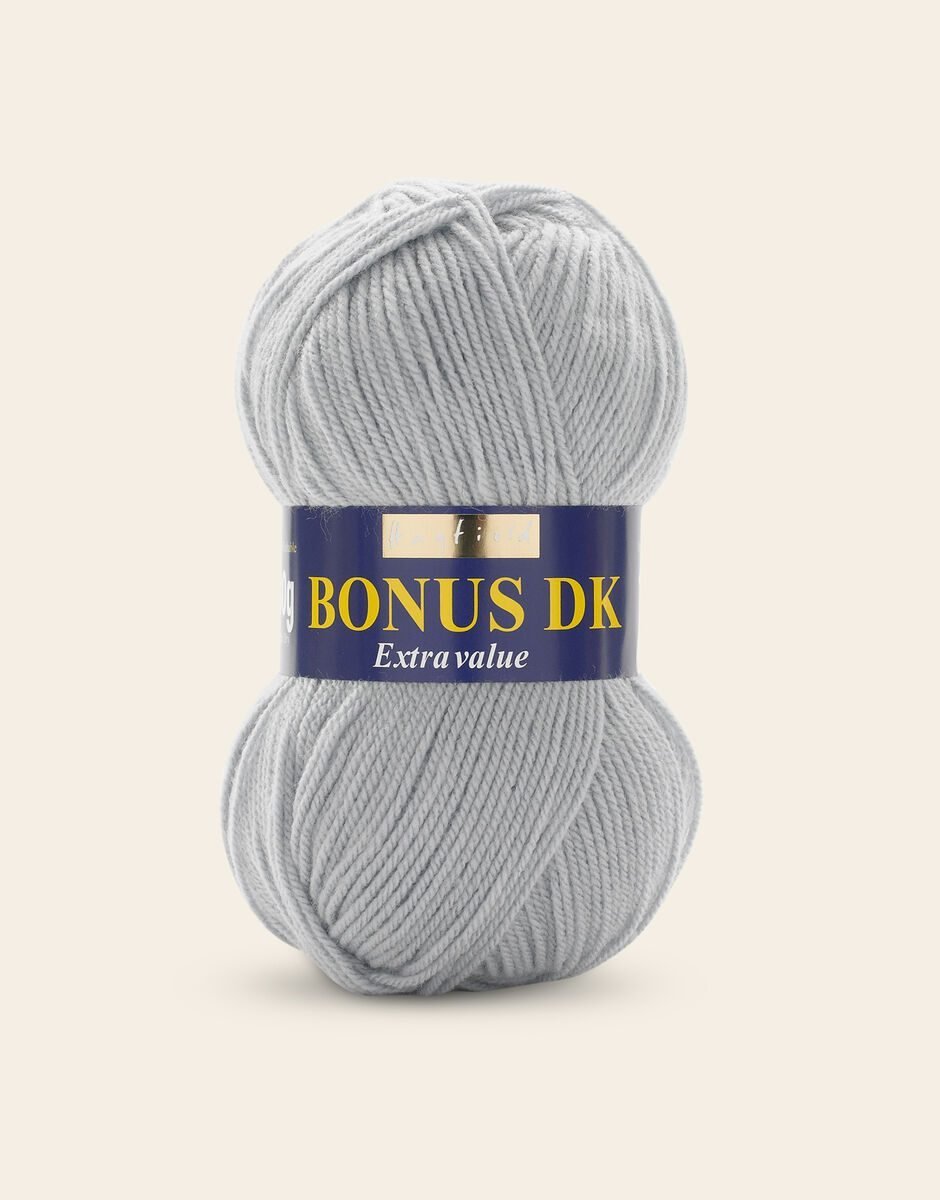 Hayfield Bonus DK 100g – Silver Mist – 678