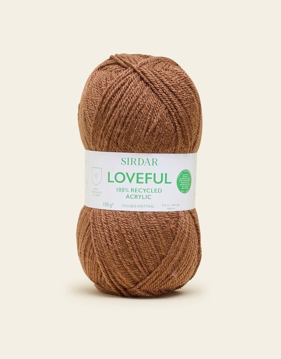 Sirdar Loveful Recycled Acrylic DK 100g – Peat – 108