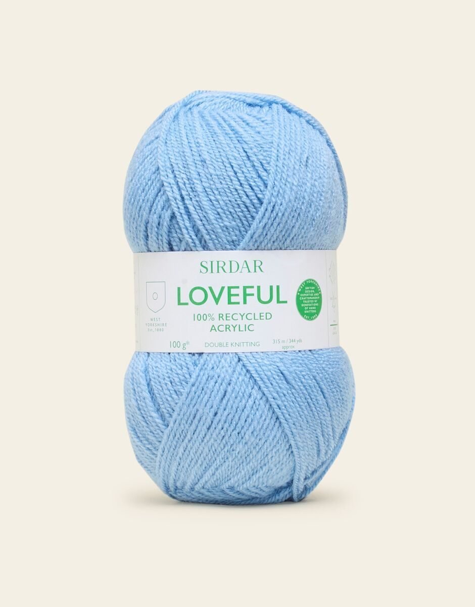 Sirdar Loveful Recycled Acrylic DK 100g – Sky – 109