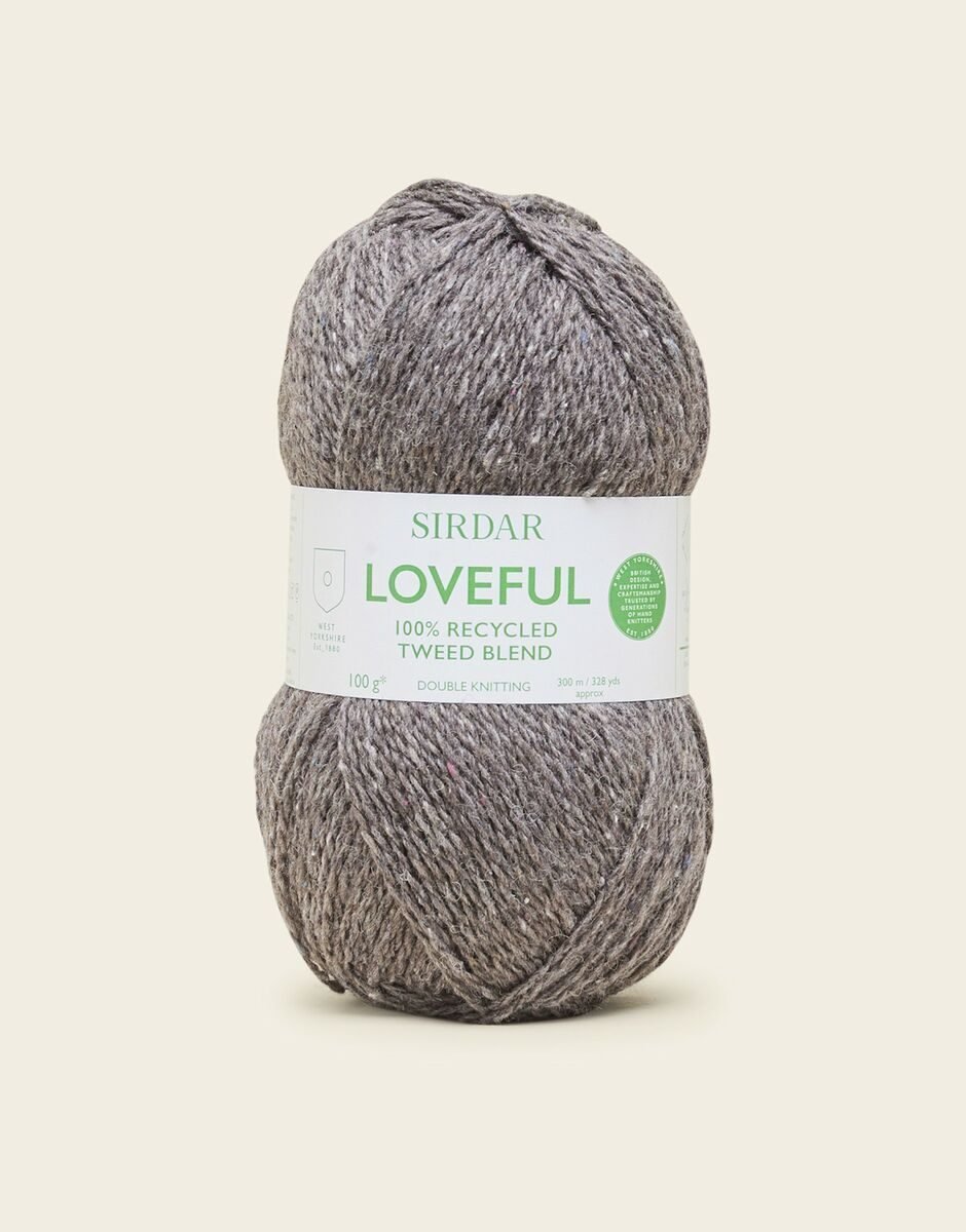 Sirdar Loveful Recycled Tweed Blend DK 100g – Bracken – 208