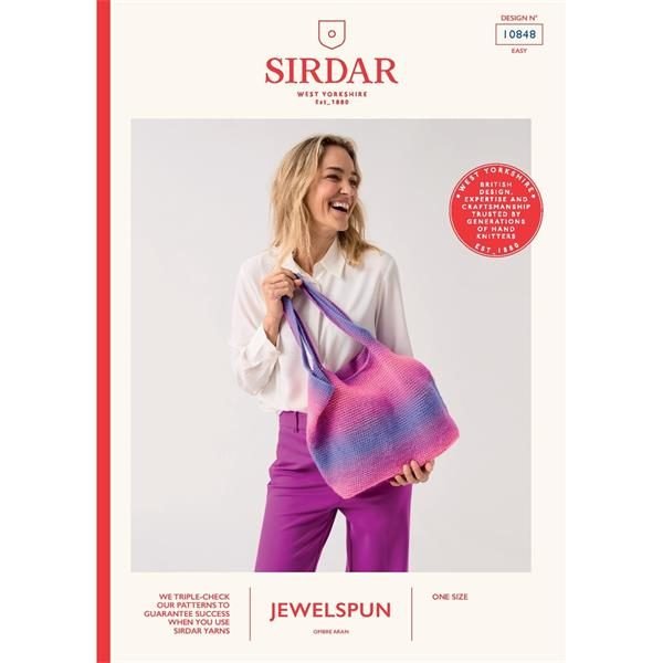 Sirdar Totally Crochet Tote Crochet Pattern Leaflet 10848