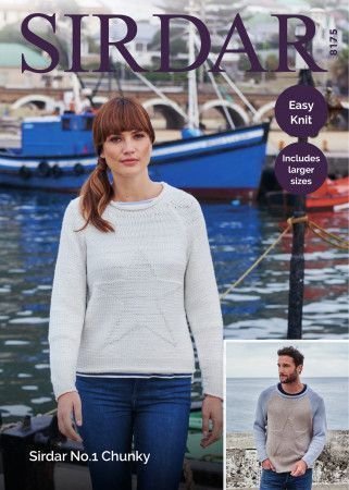 Sirdar Sweater Knitting Pattern Leaflet 8175