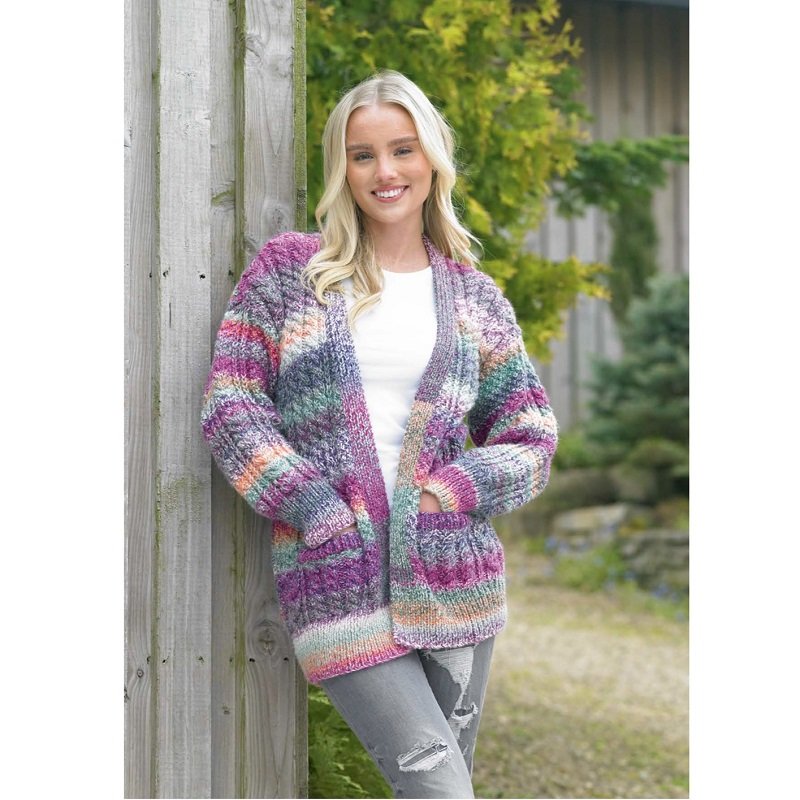 James C Brett Cardigan Knitting Pattern Leaflet JB842