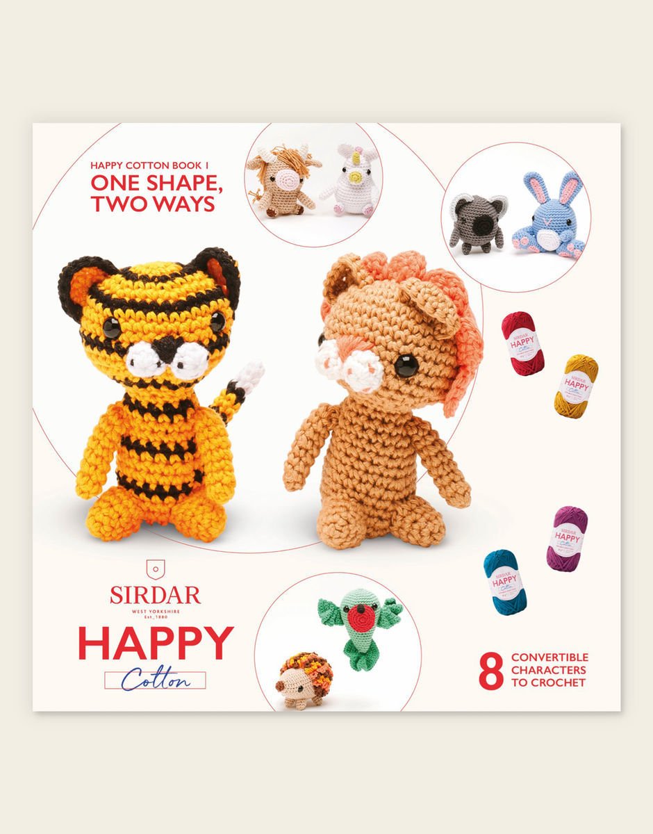 Sirdar Happy Cotton One shape 2 ways book 1