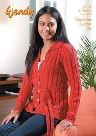 Wendy Wools Jacket Knitting Pattern Leaflet 5716