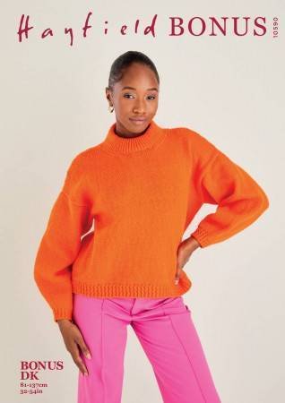 Hayfield Sweater Knitting Pattern Leaflet 10590