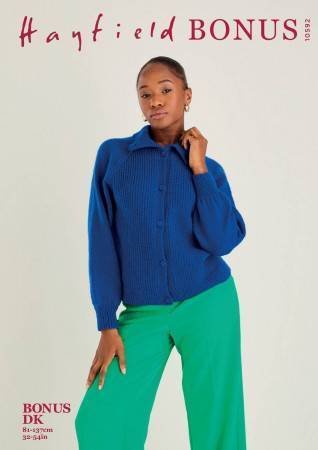 Hayfield Cardigan Knitting Pattern Leaflet 10592
